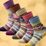 These cute wool socks will keep your feet cozy — they're down to $8 for a 5-pack