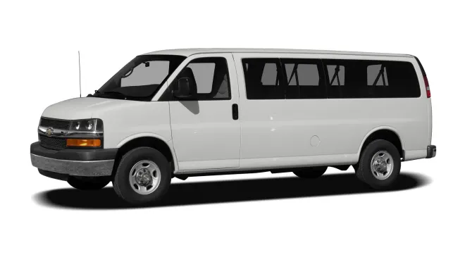  Detalles, reseñas, precios, especificaciones, fotos e incentivos de la camioneta de pasajeros extendida G3 con tracción trasera Chevrolet Express LS