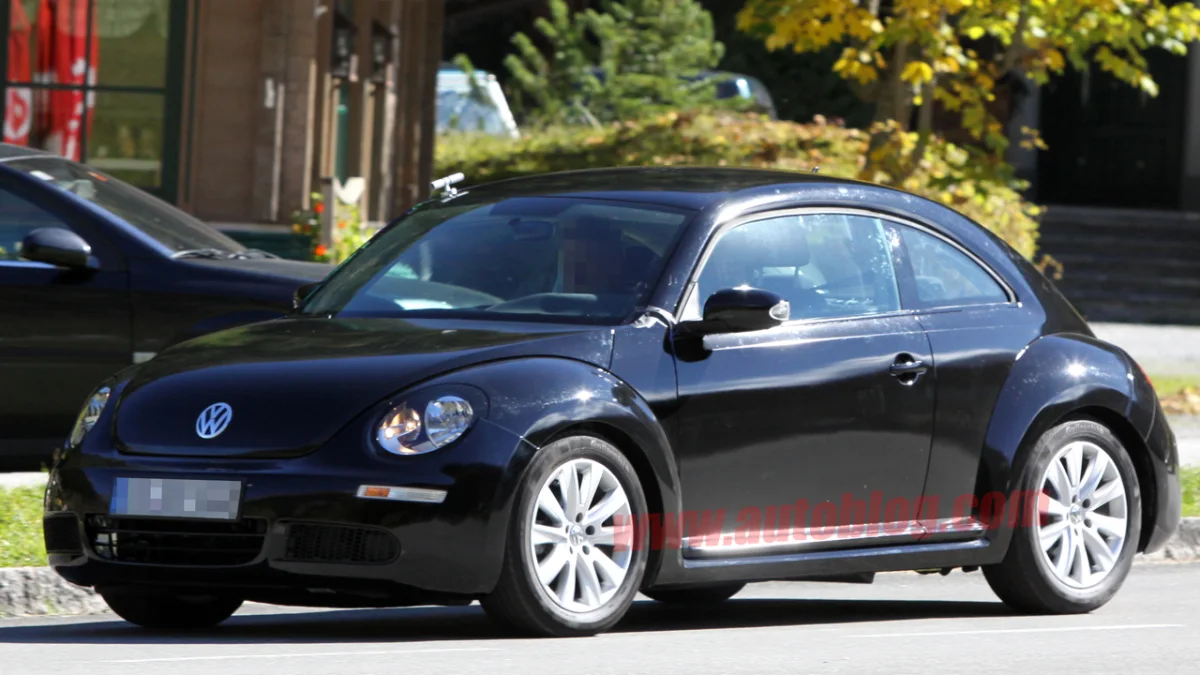 2012 Volkswagen Beetle spy shots