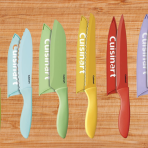 Price chop! This colorful Cuisinart knife set is just $22 — that's almost 70% off