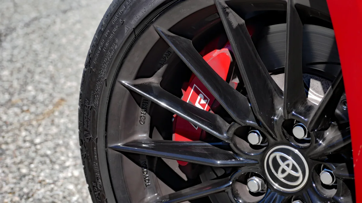 2023 Toyota GR Corolla Circuit wheel detail